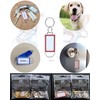 Metal Keyring with Large Label Writeable - 5 pcs. -