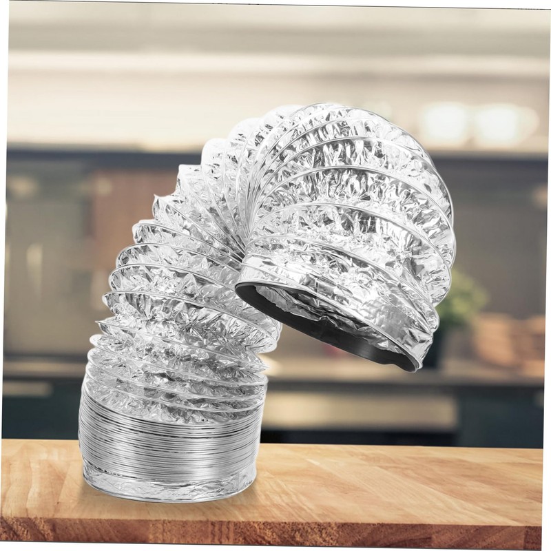 SHINEOFI Flexible Chimney Flue Aluminum Foil Durable Vent Hose for