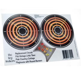 Toy Restore Replacement Stickers fits Little Tikes Country Cottage Playhouse Round Burners