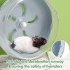 8.4 Inch Silent Hamster Wheel, Adjustable Stand Syrian Hamster Wheel,