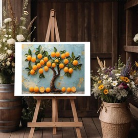 XTXGERL Paint by Numbers, Orange Tree Dotted with Citrus Globes, Adult Crafts Adult Paint by Number Kits, Arts Crafts for Home Decor (No Frame, 16x20 inch)