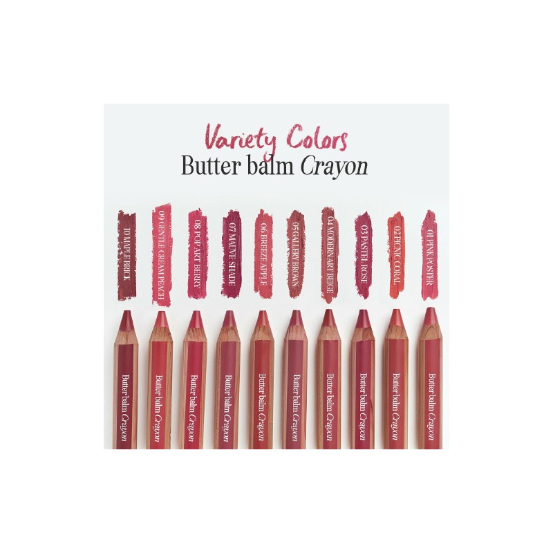 CLIO [CLIO]Butter Balm Crayon Set (15 Colors)