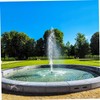 Mipcase Solar Fountain Pump with RGB Lights Solar Feature for