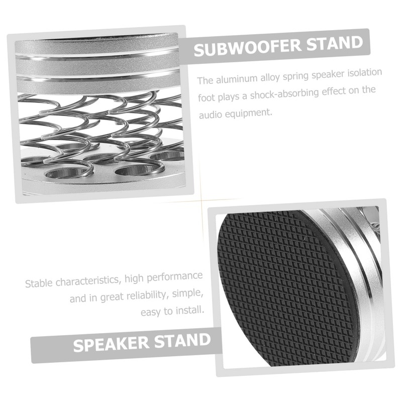 Operitacx 4pcs Speaker Isolation Pad Soundproof Vibration Feet for Floor