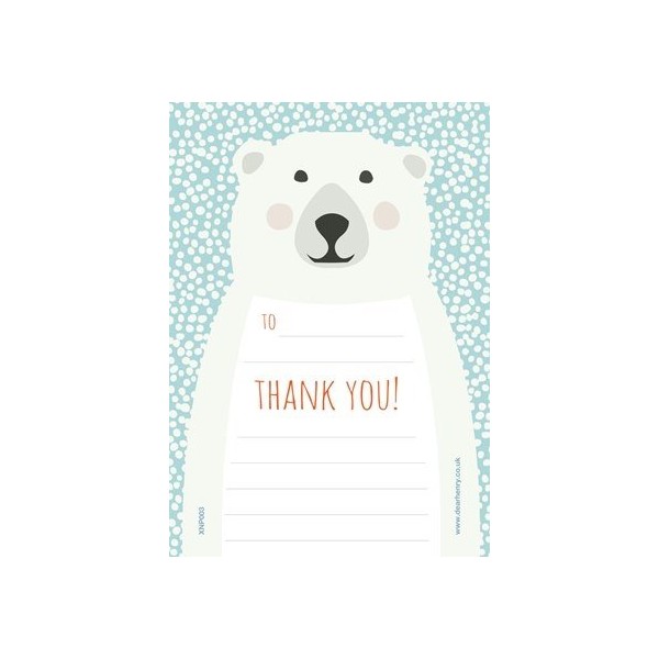 Dear Henry WRAPT Christmas Kids Thank You Note Cards with
