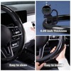 Car Steering Wheel Cover Carbon Fiber Snap On Steering Wheel