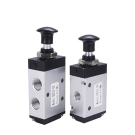 CGPOCMWGX 1 Pcs 3R110-06 3R210-08 3R310-10 4R110-06 4R210-08 4R310-10 Pneumatic Solenoid Valve Push-Pull Valve 3R 4R Series Hand Valve(4R410-15)