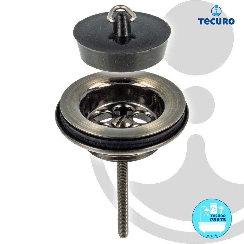 'Tecuro 1 1/4 Valve Drain Filter Bronze For Sinks With