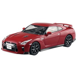 Aoshima Bunka Kyozai 07-E The Snap Kit Series Nissan GT-R Vibrant Red, Color Coded Plastic Model