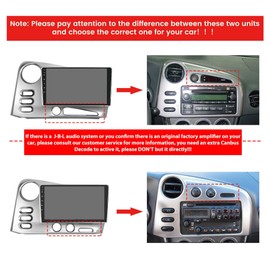 for Toyota Corolla Matrix for Pontiac Vibe 2003-2008 Android Navigation Stereo GPS Radio Reverse Camera Display 9" IPS Touchscreen Headunit Tablet Pad Media Player Quad Core 1G+16G（A）