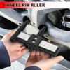 YIYUANYI Wheel PCD Gauge, Wheel/Rim Bolt Pattern Measuring Tool, Car