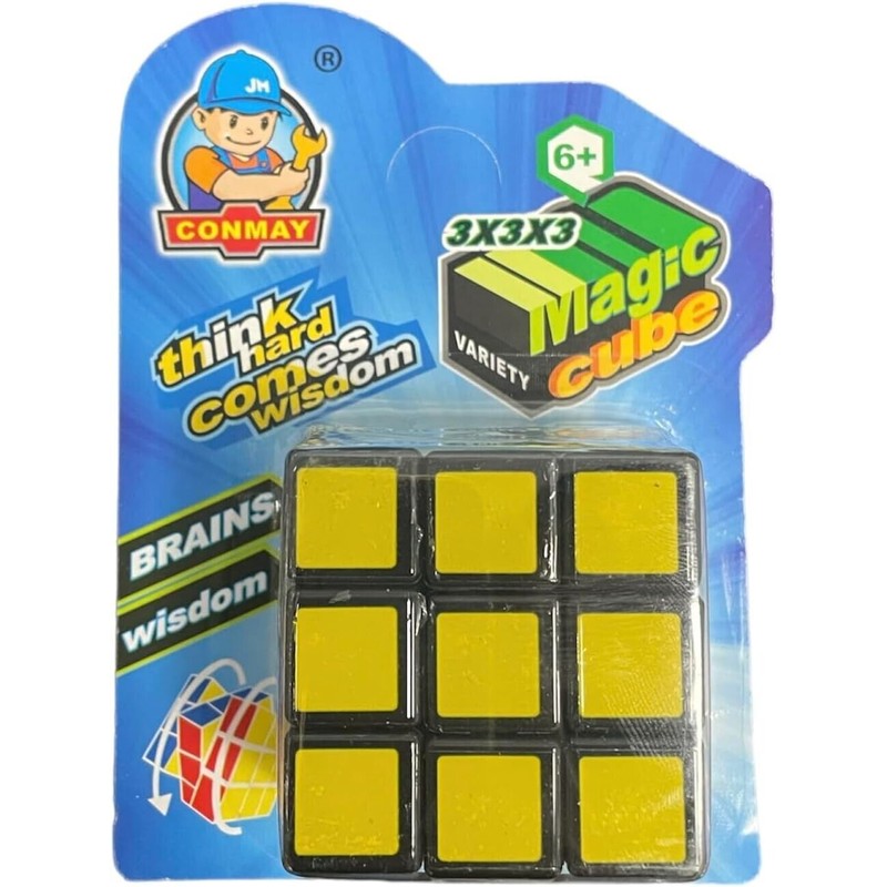 GLOWORKS 3 x 3 Puzzle Cube BUILD YOUR SPEED !!