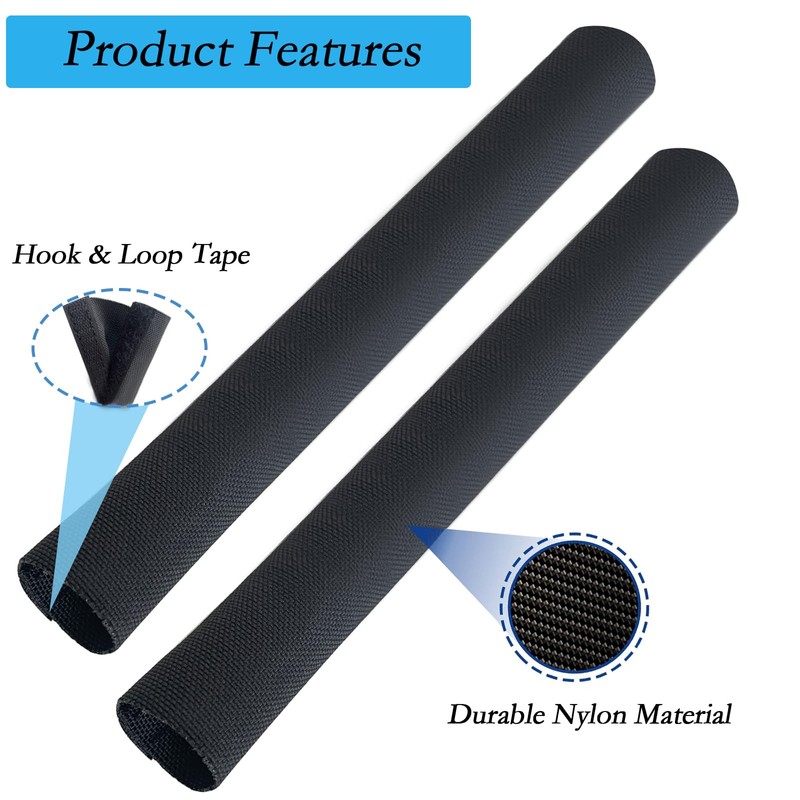 Trolling Motor Cable Organizer Sleeve,60" Nylon Cable Sleeve for Trolling