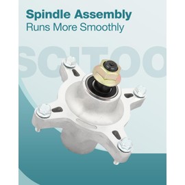 SCITOO Lawn Mower Spindles Spindle Assembly Replacement for Toro 117-0751, 117-7267, 117-7268, 117-7439, 121-0751; for Exmark 117-7268, 117-7439, 121-0751; for Stens 285-923 of 2 Pack