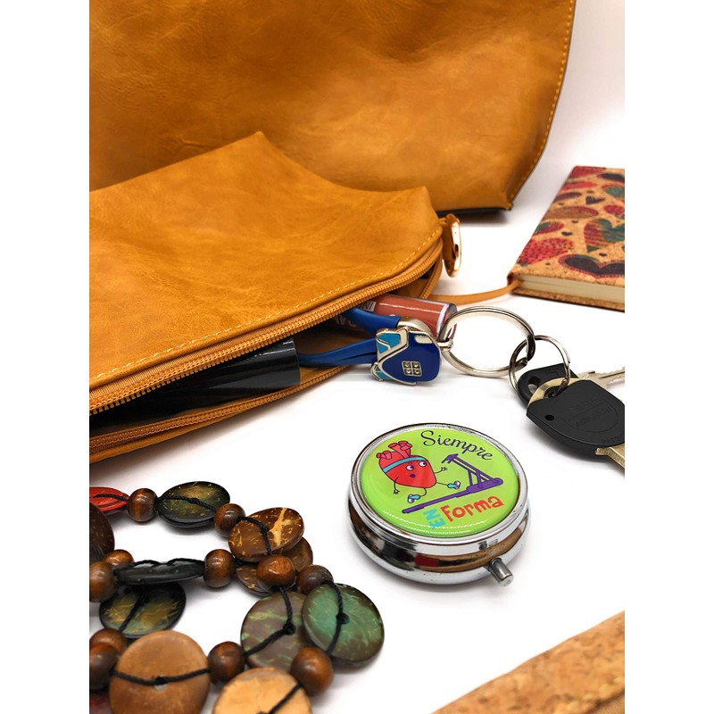 MovilCom ® Daily pocket pill box organizer 3 compartments, daily