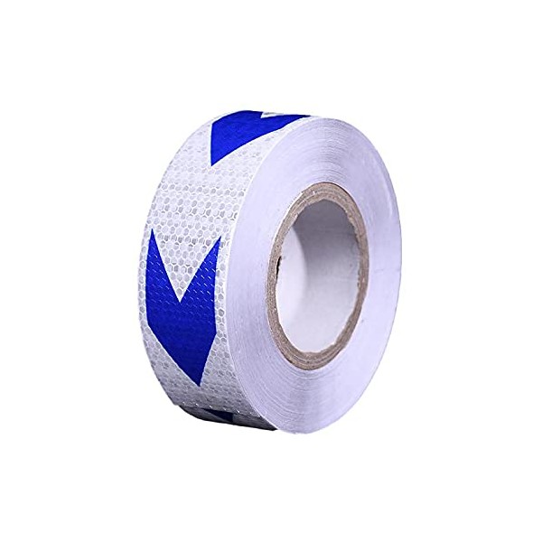 k-cocochi High Brightness Reflective Tape, White, Warning, Blue, Arrow Tape,