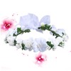 Minkissy 3pcs Flower Hairband Floral Crown Bridal Headwear Floral Headdress