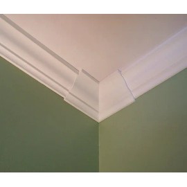 Crown Molding Corners Low Profile, Inside Corners fits 4 5/8" crown (4 pack)