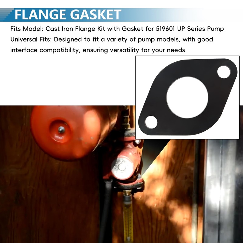 Circulator Pump Flange Rubber Gasket, for Valve Pipeline and Flange