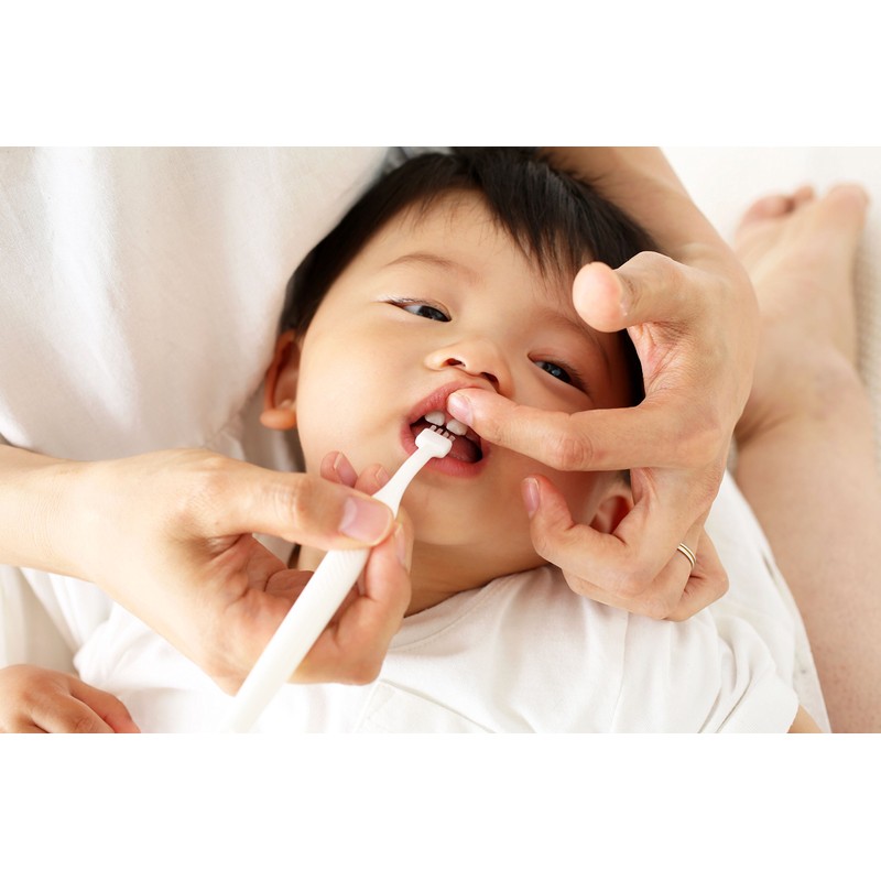 Pigeon Parent-Child Baby Teeth Care, Gel Toothpaste, Strawberry Flavor, 1.4