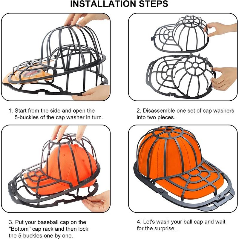 Hat Cleaner for Baseball Caps Hat Shaper for Dishwasher Hat