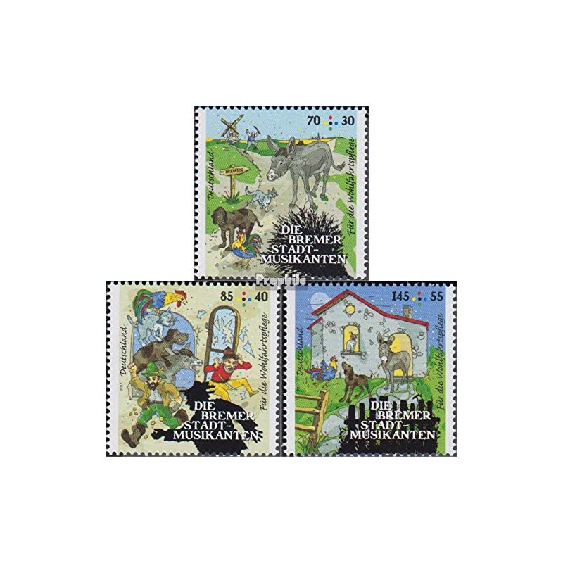 Prophila Collection BRD (BR.Deutschland) 3282-3284 (complete edition) Mint NH 2017