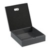 Relaxdays Lockable Cash Box, Removable Insert, 4 Compartments, Iron Cash