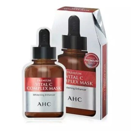 Gita AHC 프리미엄 바이탈C 콤플렉스 마스크팩 27g 5매 /미백앰플/비타민C 순면마스크 AHC Premium Vital C Complex Mask Pack 27g 5 Sheets / Whitening Ampoule / Vitamin C Cotton Mask