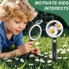 Magnifying Glass with Light, 10X 30X Handheld Real Glass Magnifier