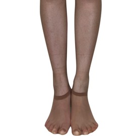 Sheerly Touch-Ya, Sheer Foot Sock, 12 Pairs, Made In Taiwan (Beige)