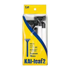 Kai KAI Leaf2 GA0123 20 Blades, Large Capacity, Disposable Razor, Shaving
