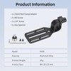 Nitze 15mm Rod Clamp Adapter with Mounting Plate for Monitor,