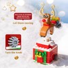 Christmas Building Blocks Sets Reindeer Rotating Christmas Elk Building Sets
