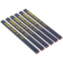MultiScrew IRWIN Carpenter's Pencil, Medium Lead, 6-Piece Set Loose Irwin Tools STRAIT-LINE 66400 Builders Woodworking Marking Tool