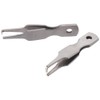 iuniq Loop Opener 2PCS Silver Double Loop Stainless Steel Opener