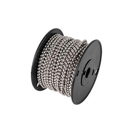 Ball Chain Number 10 Stainless Steel Ball Chain 100 Feet Spool | 4.8 mm in Diameter | Great for Vertical Window Blinds and Shades, Plumbing and Retention Applications