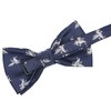 OCIA Boys Dinosaur Sharks Pattern Pre-Tied Bowtie Kids Adjustable Bow