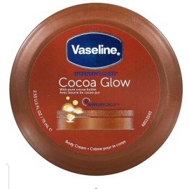 Vaseline Cocoa Glow Cocoa Butter Body Cream. For Soft & Glowing Skin. 2.53 Fl.Oz