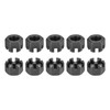 DTGN M12x1.75mm(DxP) Slotted Hex Castle Nuts - 10Pack - Good