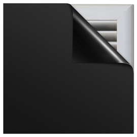 Saysurey 4 Pack 10" x 10" Square Magnetic Vent Covers, Thick Magnet Floor Vent Cover Blocker for Home, Wall, Ceiling, Register, Fireplace, Heater, RV, HVAC, Fit Steel Only, Complete Seal (Black)