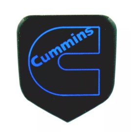 N/A GRILLE EMBLEM fits RAM Diesel 1994-2002 Black/Blue Outline