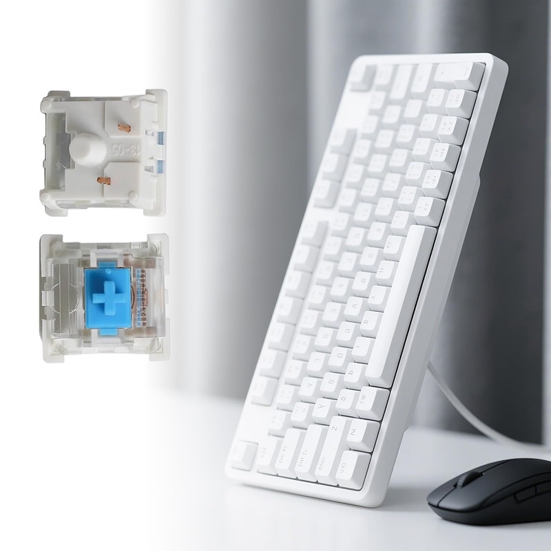 10-Pack Cherry MX Blue (3-Pin) – Clicky Mechanical Switches for