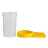 TOPINCN Plastic Bee Feeder Beekeeping Accessories Tools Beehive Drinking Bowl