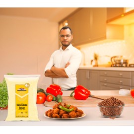 Rani Kala Chana Besan (Chick Peas Flour) 64oz (4lbs) 1.81kg Bulk ~ All Natural | Vegan | Gluten Friendly | NON-GMO | Kosher | Indian Origin