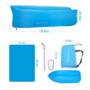 Inflatable Lounger, 210T polyester air sofa , inflatable couch for