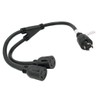 Parkworld 60462 Generator 30 amp Splitter L14-30P Male to (2)