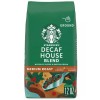 Starbucks House Blend Decaf Medium Roast Ground Coffee 12 oz