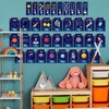 Harloon 56 Pcs Outer Space Alphabet Number Bulletin Board Galaxy