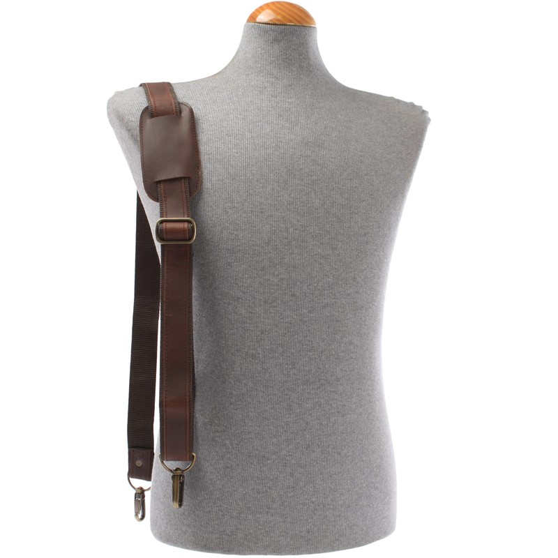 LECONI LEC-R1 Leather Nylon Shoulder Strap Wide Shoulder Strap for