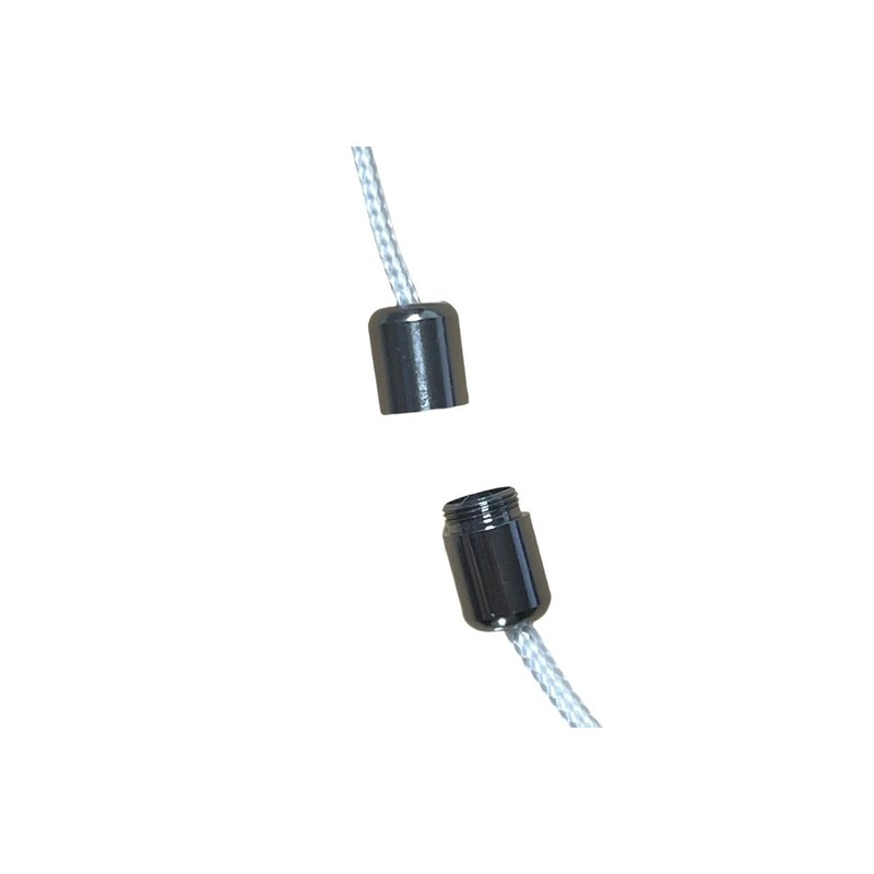 Lowgy Slimline Metal Cord Connector for connecting bathroom light pull
